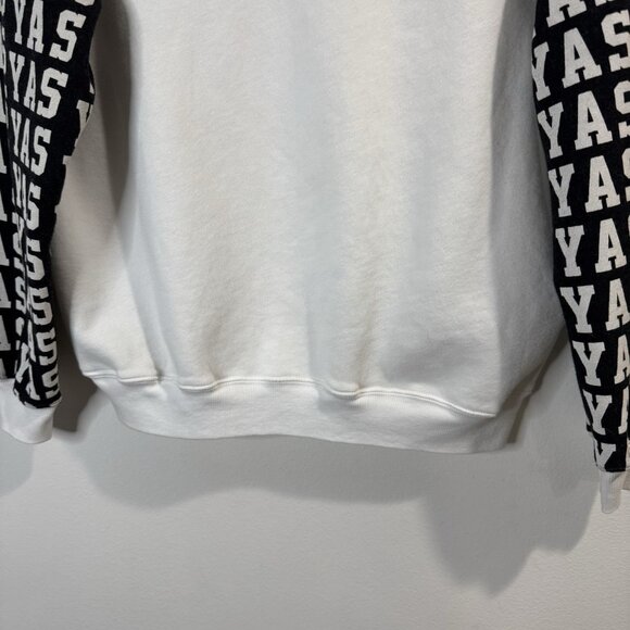 Wildfox x Broad City Sweatshirt Pullover M Yas Black White Color Block Crew - Picture 3 of 10